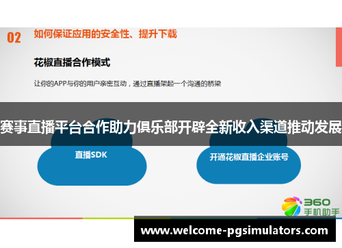 赛事直播平台合作助力俱乐部开辟全新收入渠道推动发展
